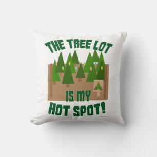 Weihnachtsbaum-Los-Hot-Spot-Winter-Cartoon-Art Kissen