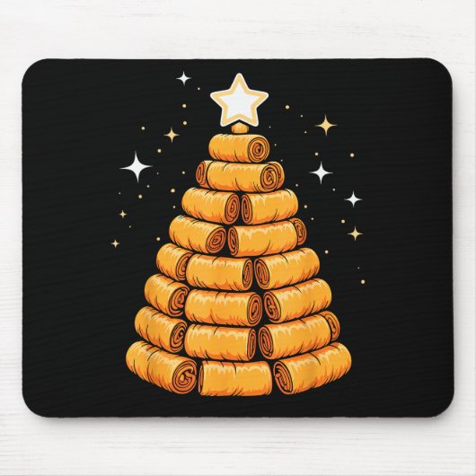 Weihnachtsbaum Luma Filino Frühlingsrollen Mousepad (Vorne)
