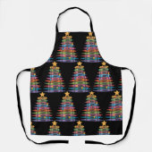 Weihnachtsbaum Made of Crayons School Teacher Life Schürze (Vorderseite)