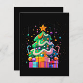 Weihnachtsbaum-Magie Begleitkarte (Vorne/Hinten)