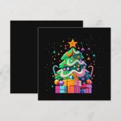 Weihnachtsbaum-Magie Einladung (Vorne/Hinten)