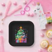 Weihnachtsbaum-Magie Pappteller (Party)