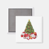 Weihnachtsbaum Magnet (Vorderseite/Rückseite)