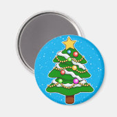 Weihnachtsbaum Magnet (Vorderseite/Rückseite)
