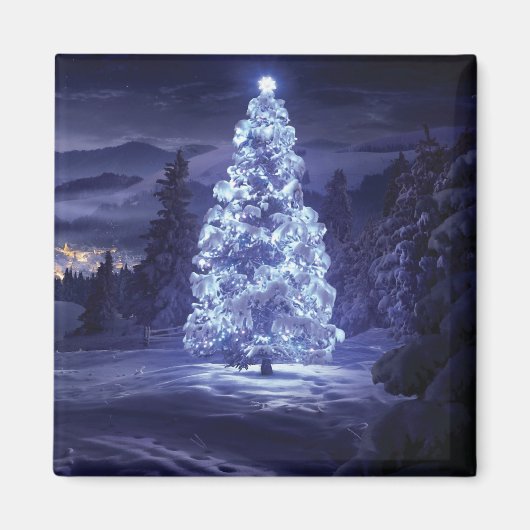 Weihnachtsbaum Magnet (Vorne)