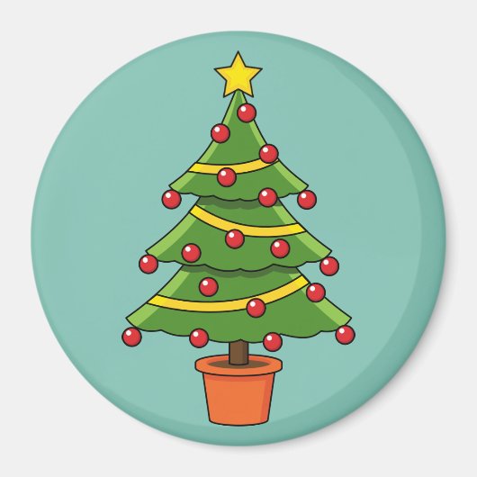Weihnachtsbaum Magnet (Vorne)
