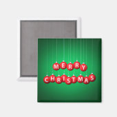 Weihnachtsbaum Magnet (Vorderseite/Rückseite)