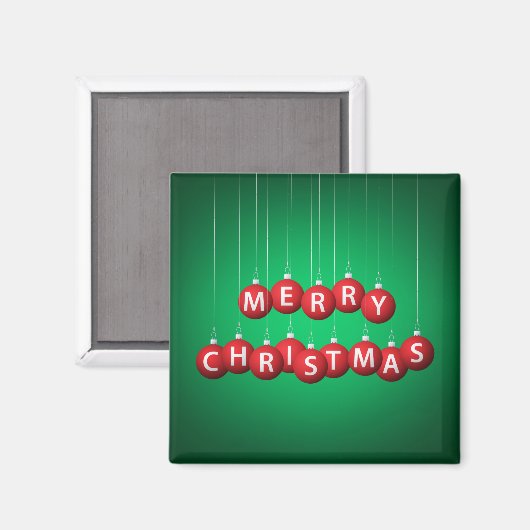 Weihnachtsbaum Magnet (Vorderseite/Rückseite)