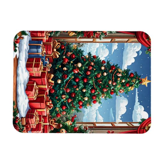 Weihnachtsbaum Magnet (Horizontal)