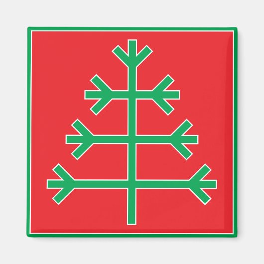 Weihnachtsbaum Magnet (Vorne)