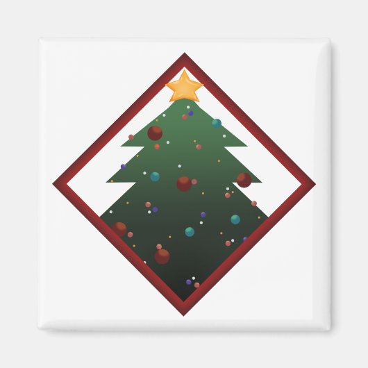 Weihnachtsbaum Magnet (Vorne)