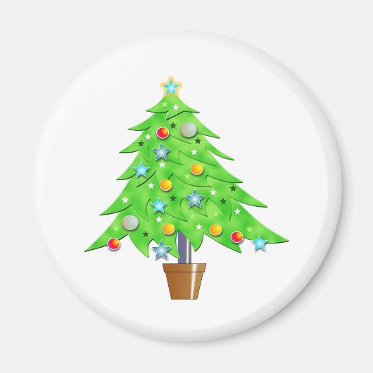 Weihnachtsbaum Magnet (Vorne)