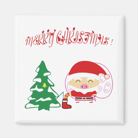 Weihnachtsbaum Magnet (Vorne)