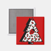 Weihnachtsbaum Magnet (Vorderseite/Rückseite)