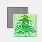 Weihnachtsbaum - Magnet (Vorderseite/Rückseite)