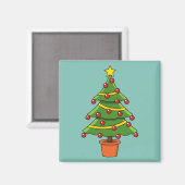 Weihnachtsbaum Magnet (Vorderseite/Rückseite)