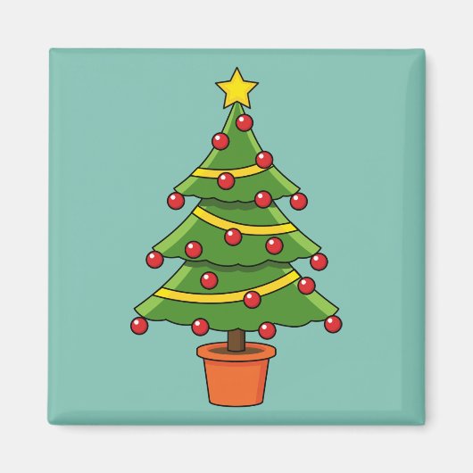 Weihnachtsbaum Magnet (Vorne)