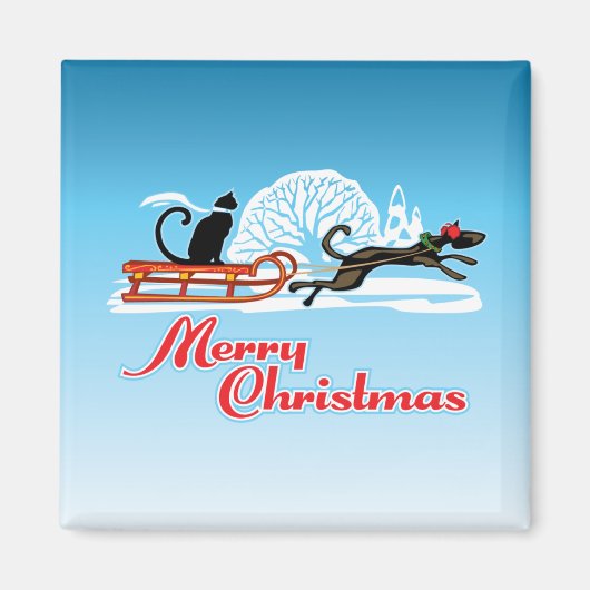 Weihnachtsbaum Magnet (Vorne)