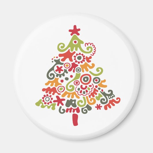 Weihnachtsbaum Magnet (Vorne)