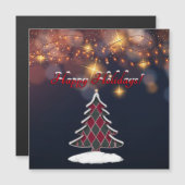 Weihnachtsbaum Magnetkarte (Vorne/Hinten)
