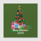 Weihnachtsbaum Magnetkarte (Vorderseite)
