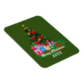 Weihnachtsbaum Magnetkarte Magnet (Rechte Seite)