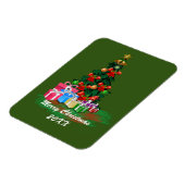 Weihnachtsbaum Magnetkarte Magnet (Linke Seite)