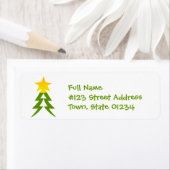 Weihnachtsbaum-Mailing-Label (Insitu)