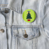Weihnachtsbaum-Malerei Button (Beispiel)