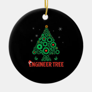 Weihnachtsbaum-Maschinenbau Keramik Ornament