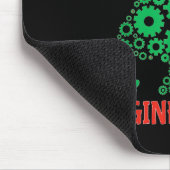 Weihnachtsbaum-Maschinenbau Mousepad (Ecke)