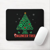 Weihnachtsbaum-Maschinenbau Mousepad (Mit Mouse)
