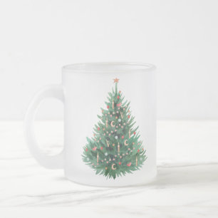 Weihnachtsbaum Mattglastasse