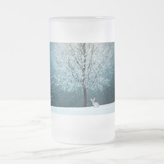 Weihnachtsbaum Mattiert 16 oz Mattierte Tasse (Mittel)