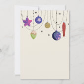 Weihnachtsbaum Merry Xmas Feste Einladung (Rückseite)