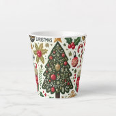 Weihnachtsbaum Milchtasse (Vorderseite)