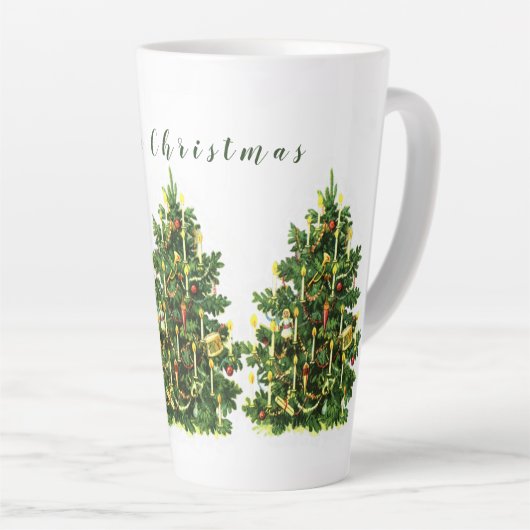 Weihnachtsbaum Milchtasse (Rechte Ecke)
