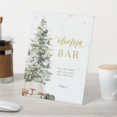 Weihnachtsbaum Mimosa Bar Schild (In SItu)