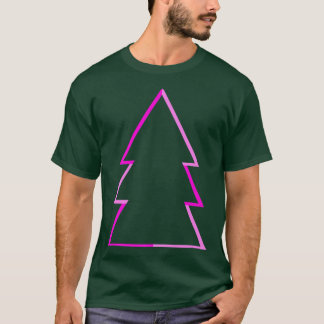 Weihnachtsbaum-Minimalismus Xmas Gay Lesbi T-Shirt
