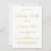 Weihnachtsbaum Minimalistische Feiertage Einladung (Rückseite)