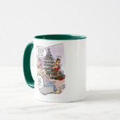 Weihnachtsbaum Mischief Tasse (Vorderseite Links)