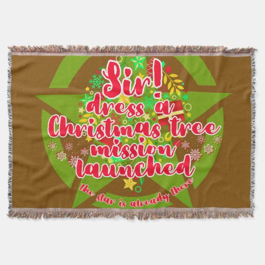 Weihnachtsbaum, Mission, Armee Decke (Vorderseite)