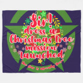 Weihnachtsbaum, Mission, Armee Fleecedecke (Vorderseite (Horizontal))