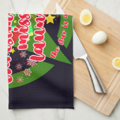 Weihnachtsbaum, Mission, Armee Geschirrtuch (Viertel Falte)