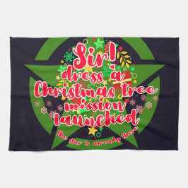 Weihnachtsbaum, Mission, Armee Geschirrtuch