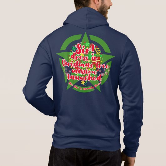 Weihnachtsbaum, Mission, Armee Hoodie (Rückseite)