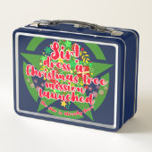 Weihnachtsbaum, Mission, Armee Metall Brotdose (Rückseite)