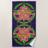 Weihnachtsbaum, Mission, Armee Strandtuch (Vorderseite)