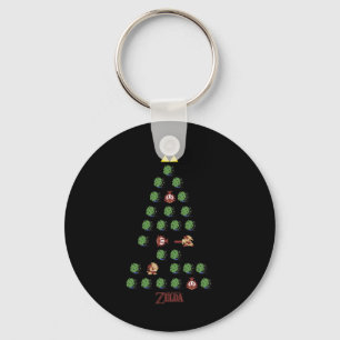 Weihnachtsbaum mit 8 bit schlüsselanhänger