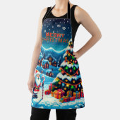 Weihnachtsbaum mit 8 bit und Weihnachtsmann Schürze (InSitu)